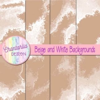 Free beige and white digital paper backgrounds
