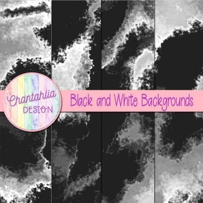 Free black and white digital paper backgrounds