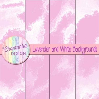 Free lavender and white digital paper backgrounds