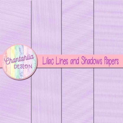 Free lilac lines and shadows digital papers