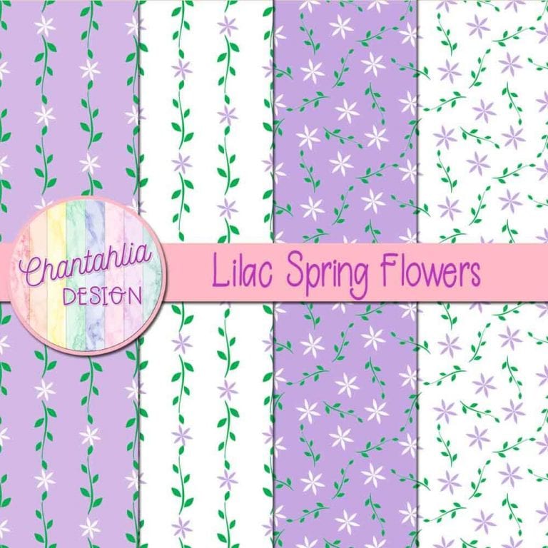 Free Printable Lilac Flower Paper
