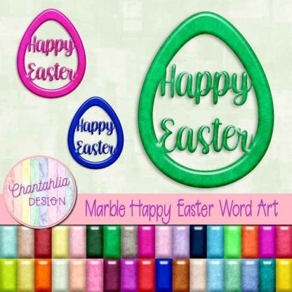 Free Easter Egg word art