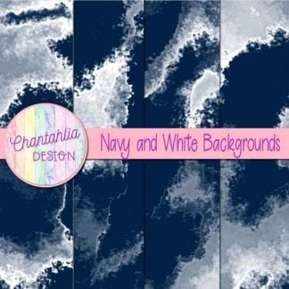 Free navy and white digital paper backgrounds