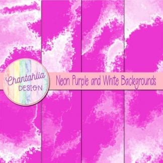 Free neon purple and white digital paper backgrounds
