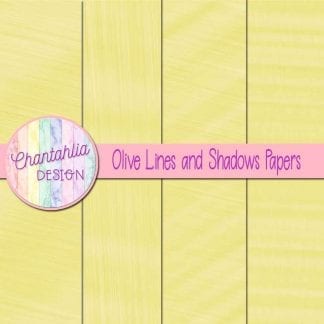 Free olive lines and shadows digital papers
