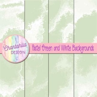 Free pastel green and white digital paper backgrounds