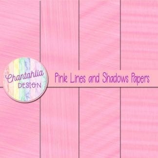Free pink lines and shadows digital papers