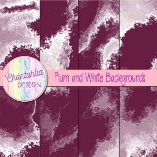 Free plum and white digital paper backgrounds