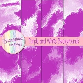 Free purple and white digital paper backgrounds