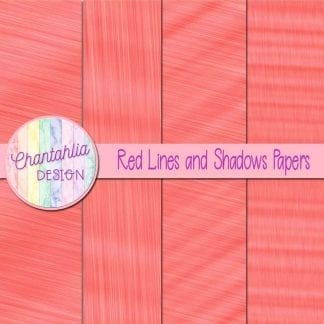 Free red lines and shadows digital papers