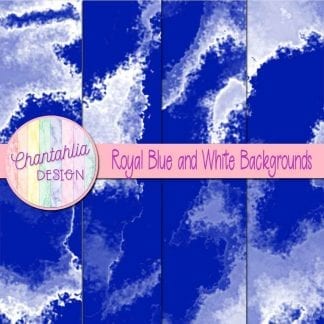 Free royal blue and white digital paper backgrounds