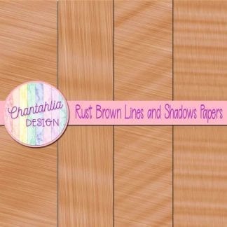 Free rust brown lines and shadows digital papers