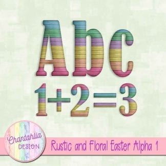 free rustic and floral easter alpha 1