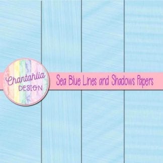 Free sea blue lines and shadows digital papers