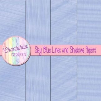 Free sky blue lines and shadows digital papers