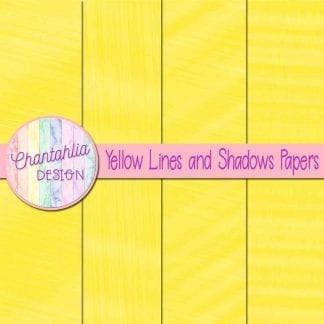 Free yellow lines and shadows digital papers