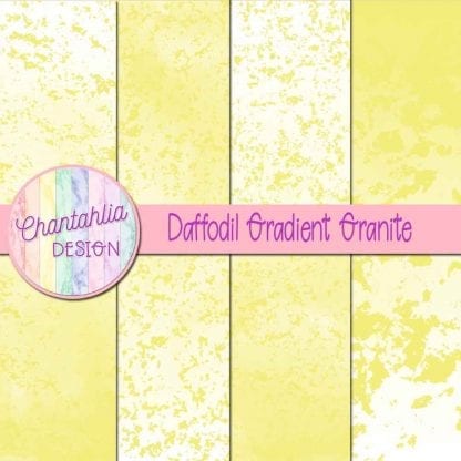 Free daffodil gradient granite digital papers