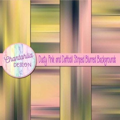 free dusty pink and daffodil striped blurred backgrounds