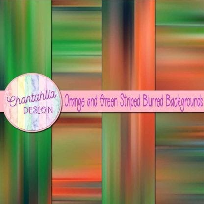 free orange and green striped blurred backgrounds