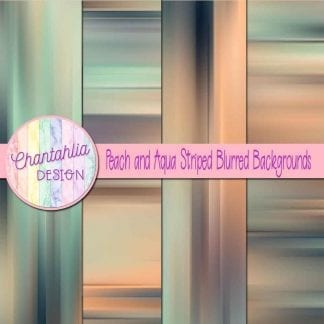free peach and aqua striped blurred backgrounds