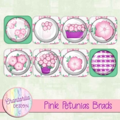 Free pink petunias brads