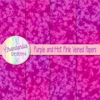 free purple and hot pink veined papers