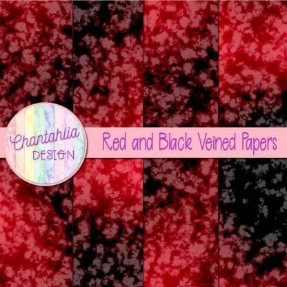free red and black veined papers