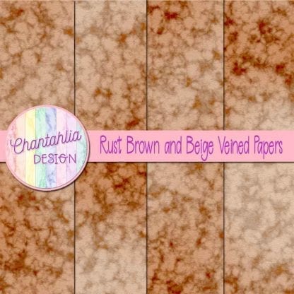free rust brown and beige veined papers