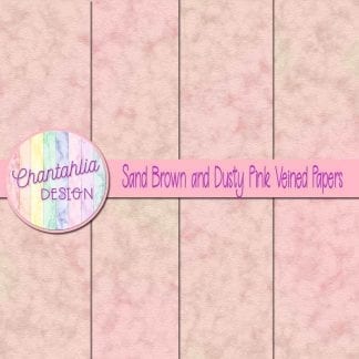 free sand brown and dusty pink veined papers