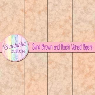 free sand brown and peach veined papers