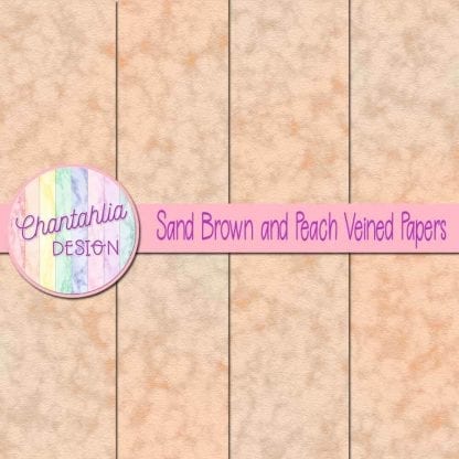 free sand brown and peach veined papers