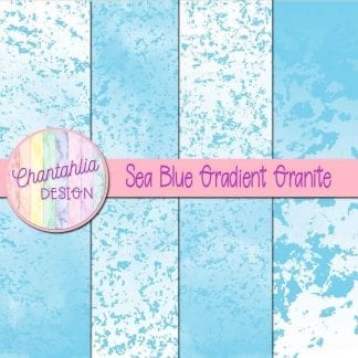 Free sea blue gradient granite digital papers