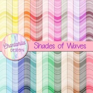 shades of waves digital papers