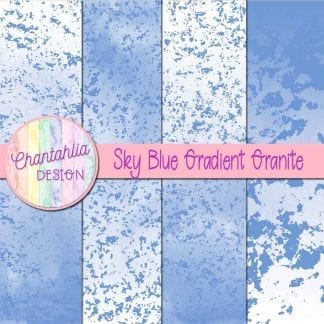 Free sky blue gradient granite digital papers