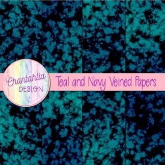 free teal and navy veined papers