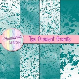 Free teal gradient granite digital papers