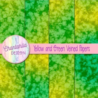 free yellow and green veined papers