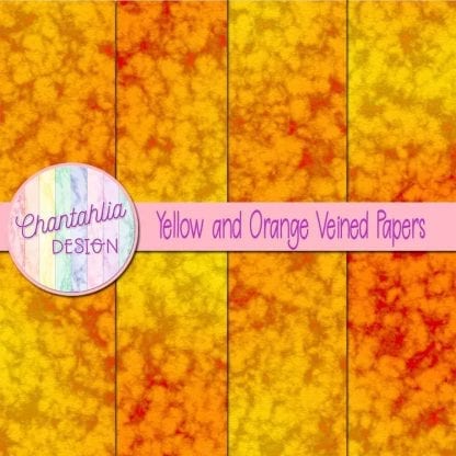 free yellow and orange veined papers
