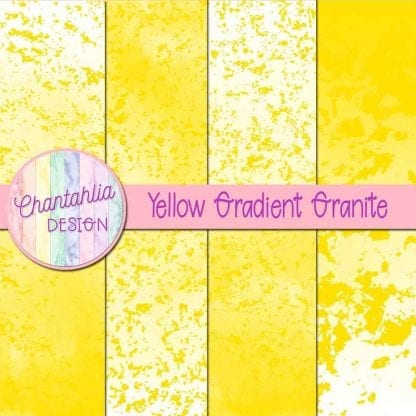 yellow gradient granite digital papers