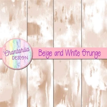 Free beige and white grunge digital papers
