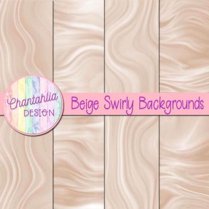 Free beige swirly backgrounds digital papers