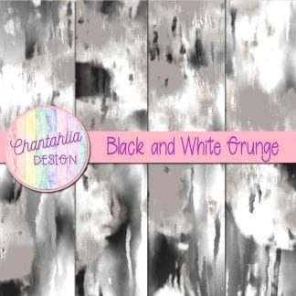 Free black and white grunge digital papers