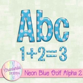 Free alpha in a Neon Blue Golf theme