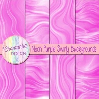 Free neon purple swirly backgrounds digital papers