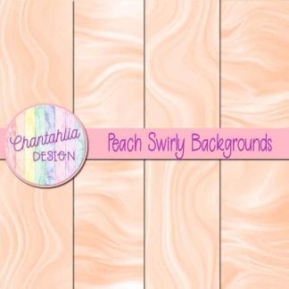 Free peach swirly backgrounds digital papers