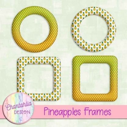 Free frames in a Pineapples theme