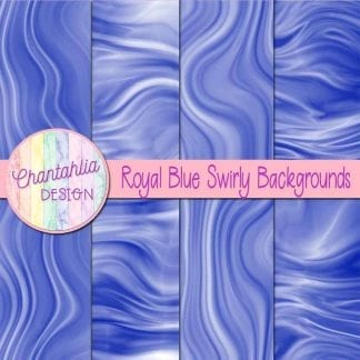 Free royal blue swirly backgrounds digital papers