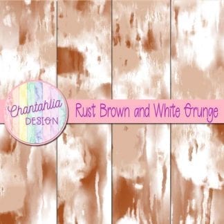 Free rust brown and white grunge digital papers