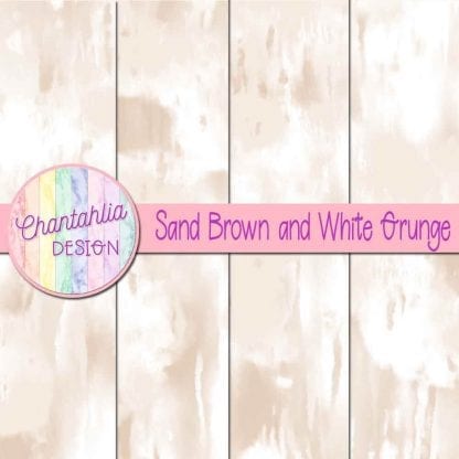 free sand brown and white grunge digital papers