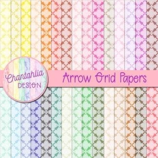 free digital papers featuring an arrow grid design